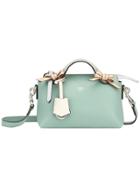 Fendi Green By The Way Leather Tote