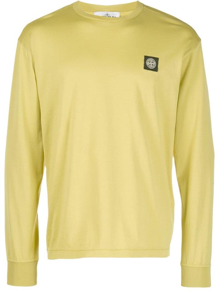 Stone Island Long Sleeve Top - Yellow