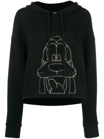 Monse Embroidered Goofy Hoodie - Black
