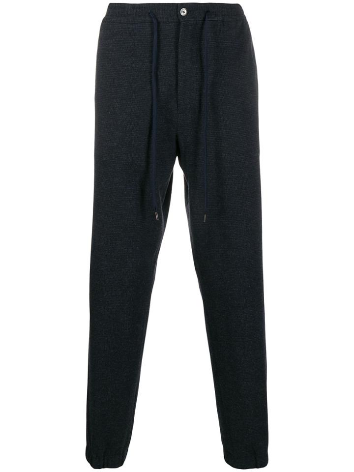 Pt01 Drawstring Waist Track Pants - Blue