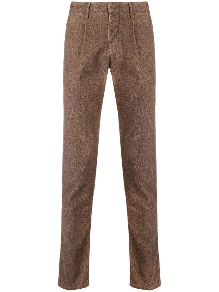 Incotex Slim Trousers - Brown