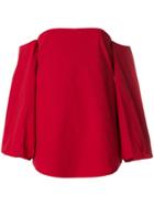 Theory Off-the-shoulder Blouse - Red