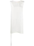 Ports 1961 Asymmetric Sleeveless Blouse - White