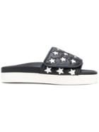 No21 Star Detail Slides - Black