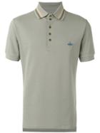 Vivienne Westwood Man Embroidered Logo Polo Shirt, Men's, Size: Xxl, Green, Cotton