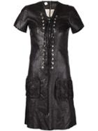 Jean Paul Gaultier Vintage Laced Leather Dress