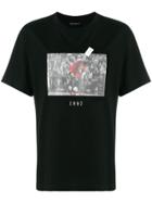 Throw Back Jordan Patch T-shirt - Black