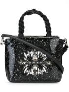 Marcel Seraphine Embellished Shoulder Bag, Women's, Black