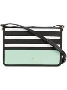 Kate Spade Stripe And Colour Block Shoulder Bag - Black