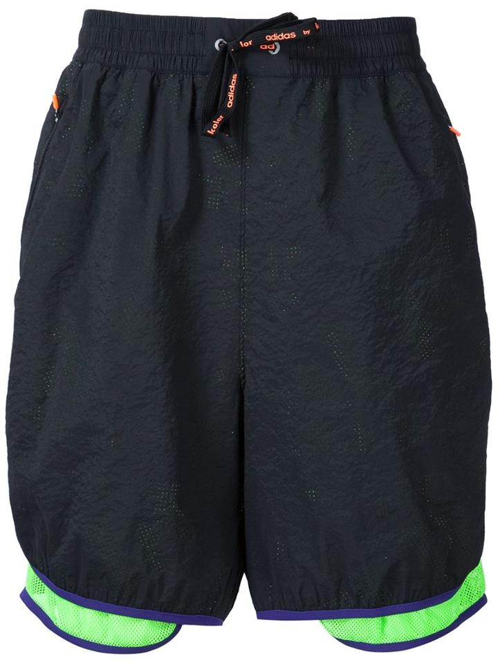 Adidas Originals Adidas X Kolor Track Shorts, Men's, Size: Medium, Black, Nylon/polyamide