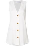 Victoria Victoria Beckham V-neck Sleeveless Shirt - White