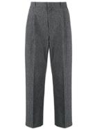 Alexander Wang Herringbone Print Trousers - Grey