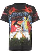 R13 Metallica Print T-shirt - Black