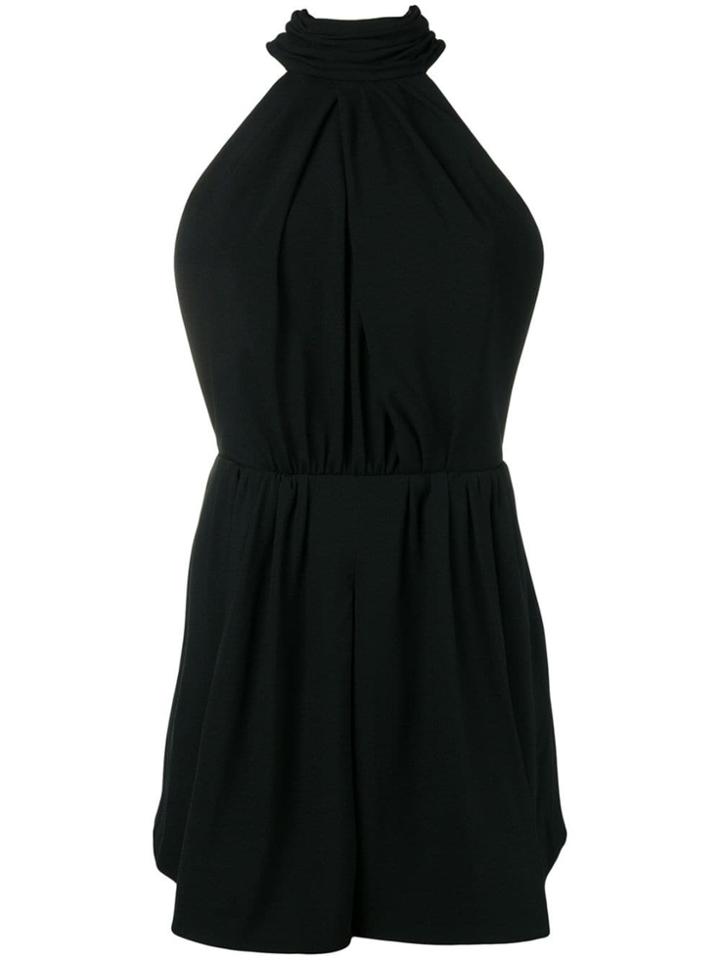 Saint Laurent Backless Playsuit - Black