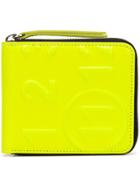 Maison Margiela Embossed Logo Wallet - Yellow