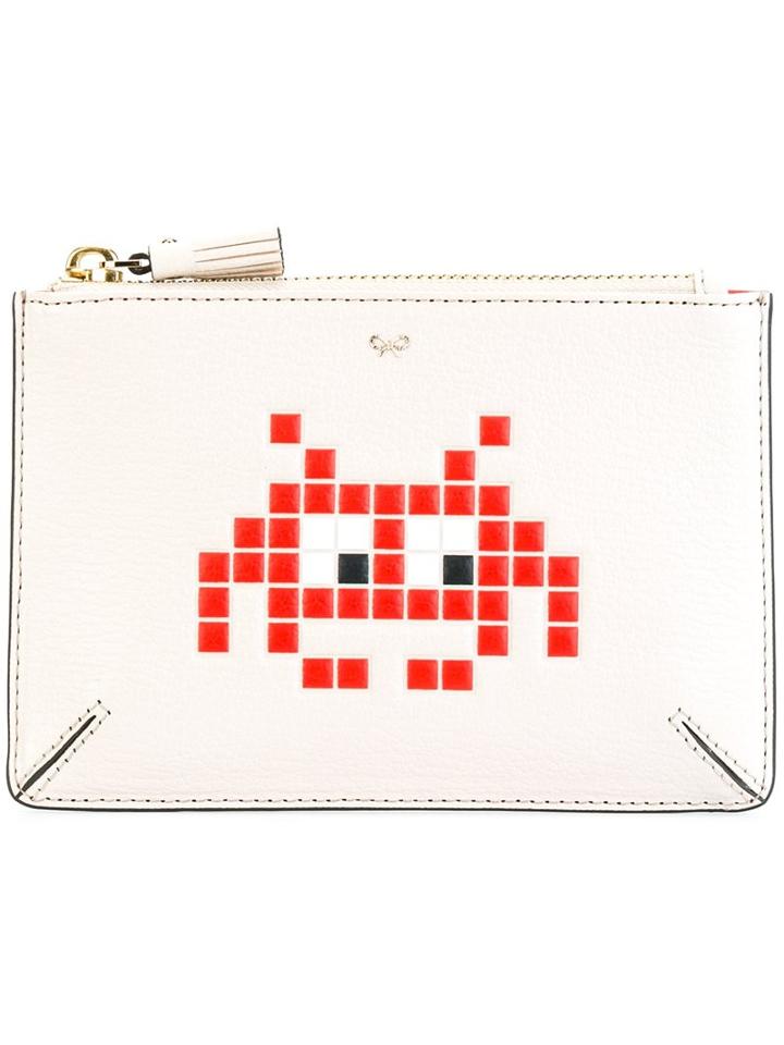 Anya Hindmarch 'space Invader' Zip Purse