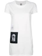 Rick Owens Drkshdw Thayat Patch T-shirt - White