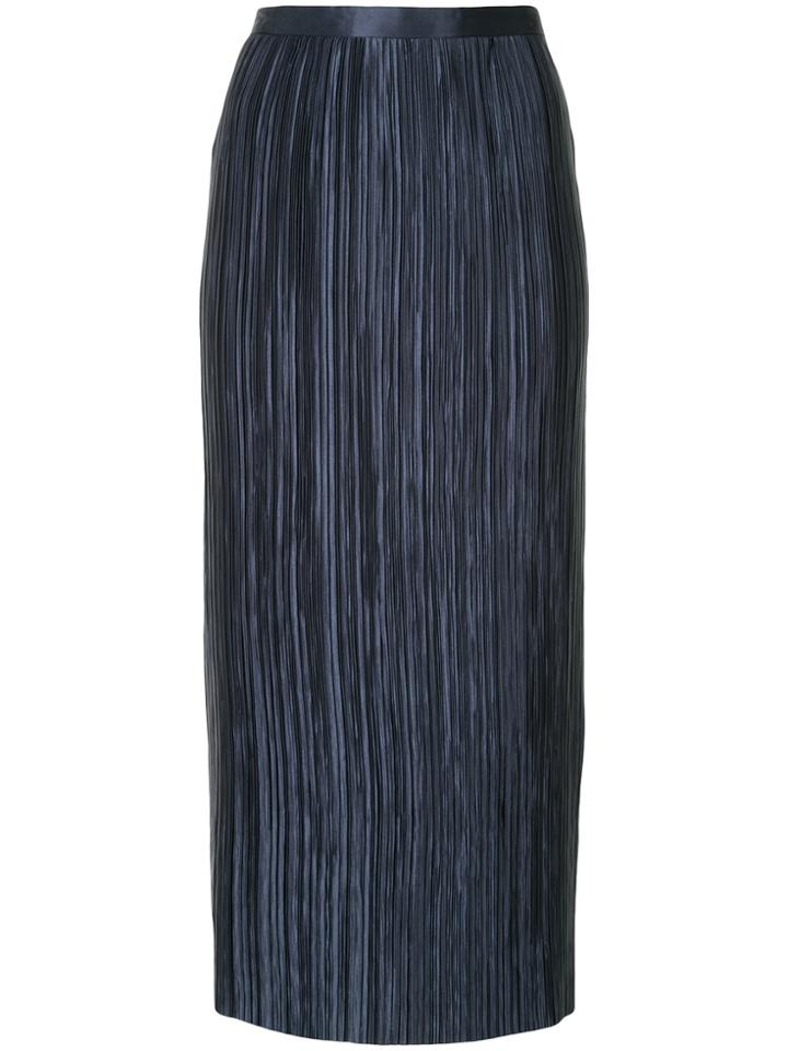 Tibi Pleated Skirt - Blue