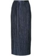 Tibi Pleated Skirt - Blue