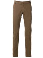 Entre Amis Slim-fit Trousers - Brown