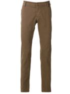 Entre Amis Slim-fit Trousers - Brown