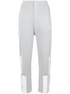 Y-3 Lines Applique Cropped Trousers - Grey