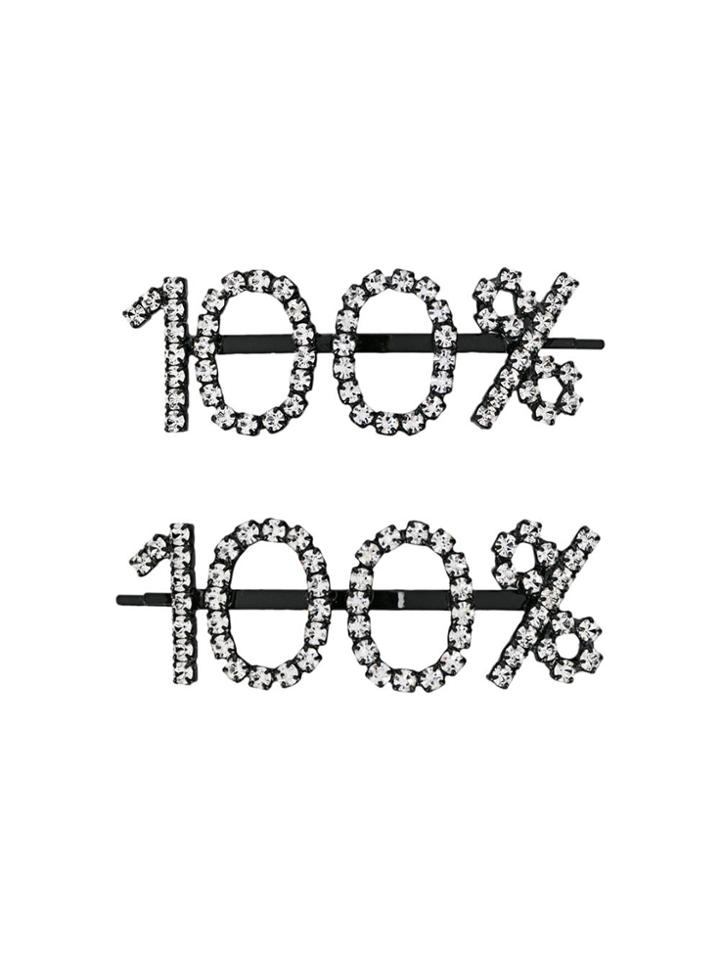 Ashley Williams 100% Hair Clips - Black