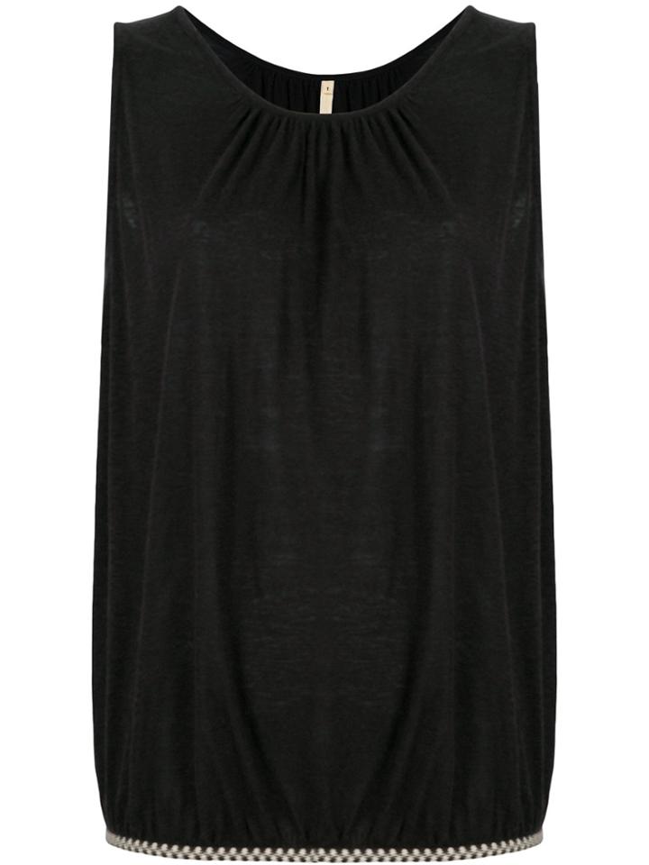 Bellerose Classic Slim-fit Vest Top - Black