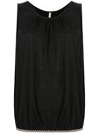 Bellerose Classic Slim-fit Vest Top - Black