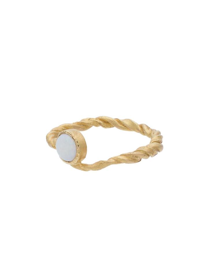 Orit Elhanati 18k Gold Stackable Stone Ring - Metallic