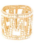 Dolce & Gabbana Mamma Pearl Cuff, Women's, Metallic