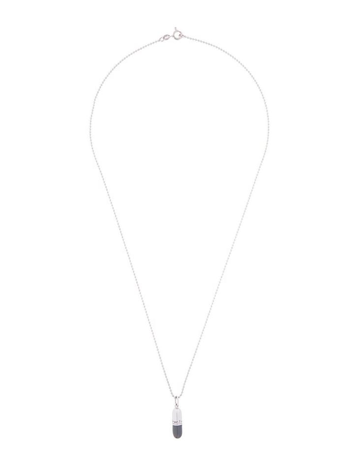 True Rocks Small 'charcoal Pill' Pendant