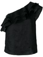 Isabel Marant Étoile Thomy Ruffle Top - Black