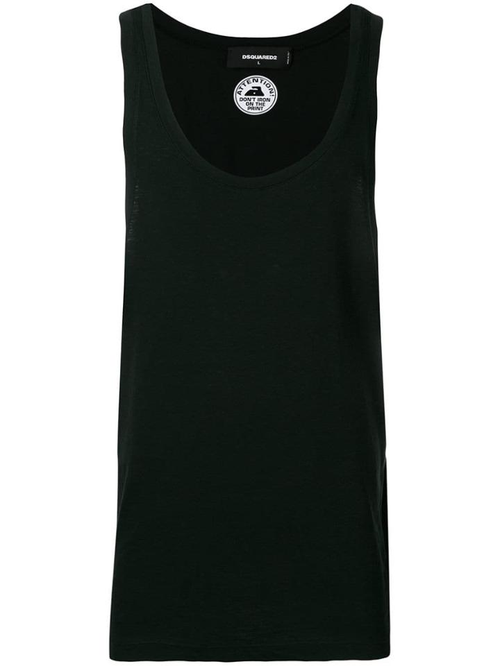 Dsquared2 Plain Tank Top - Black
