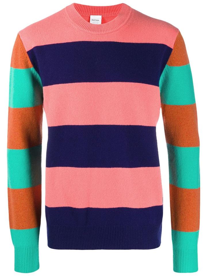 Paul Smith Multi-stripe Sweater - Pink