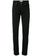 Balenciaga V-neck 5 Pocket Jeans - Black