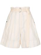 Lee Mathews Madox Pleated Shorts - White