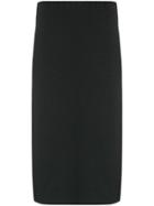 Kiltie Kim Pencil Skirt - Black