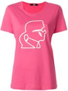 Karl Lagerfeld Karl Printed T-shirt - Pink & Purple