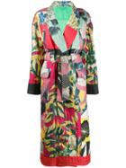 Etro Belted Coat - Green