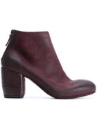Marsèll Block Heel Ankle Boots - Red