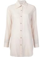 Simon Miller Long Shirt, Women's, Size: 2, White, Cotton