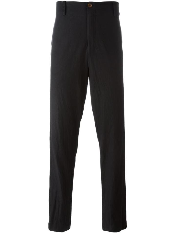 Geoffrey B. Small Tailored Trousers, Men's, Size: 50, Black, Wool