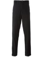 Geoffrey B. Small Tailored Trousers, Men's, Size: 50, Black, Wool