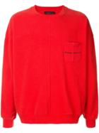 Daniel Patrick Chest Pocket Sweatshirt - Red