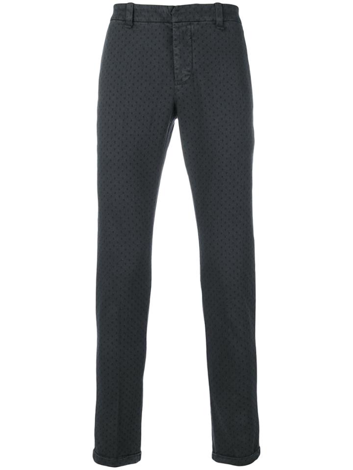 Dondup Embroidered Slim-fit Jeans - Grey