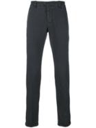 Dondup Embroidered Slim-fit Jeans - Grey