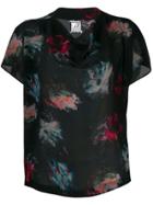 Anntian Brush Paint Blouse - Black