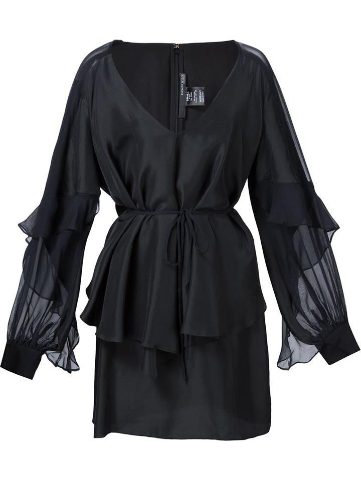 Thomas Wylde 'sycamore' Ruffle Dress