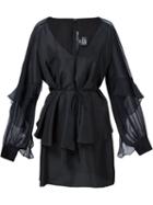 Thomas Wylde 'sycamore' Ruffle Dress